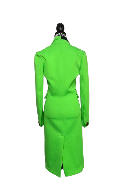 Cappotto Verde Lime Fausto Puglisi