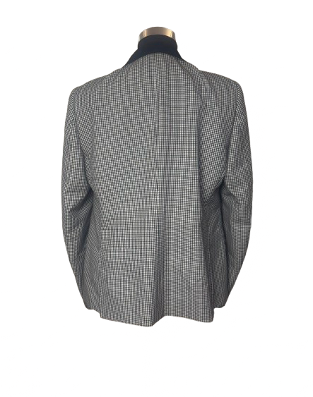 Blazer Gucci pied-de-poule bianco e nero