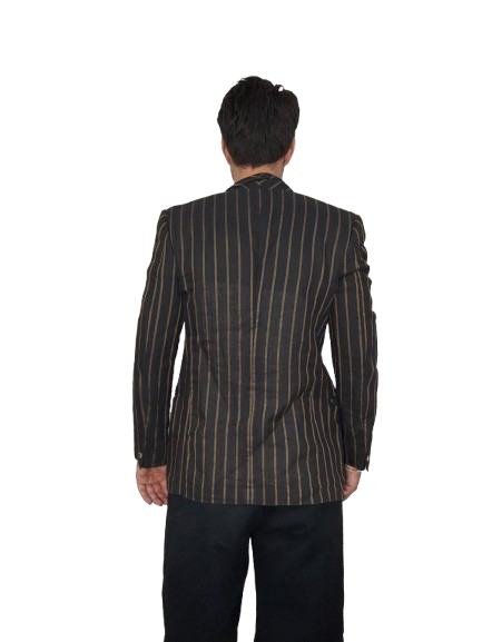 Blazer Gianni Versace lino a righe