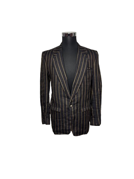 Blazer Gianni Versace lino a righe