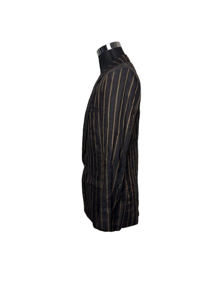 Blazer Gianni Versace lino a righe