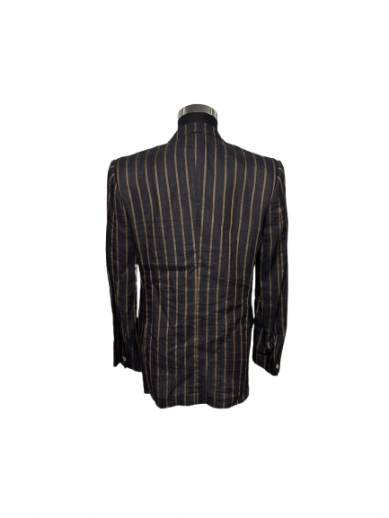 Blazer Gianni Versace lino a righe