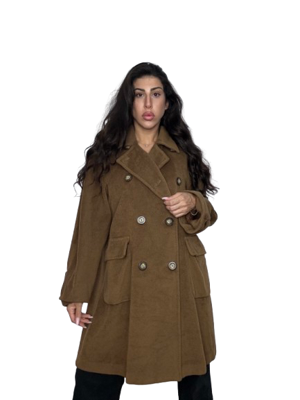 Cappotto MaxMara Cammello in Pura Lana Vergine