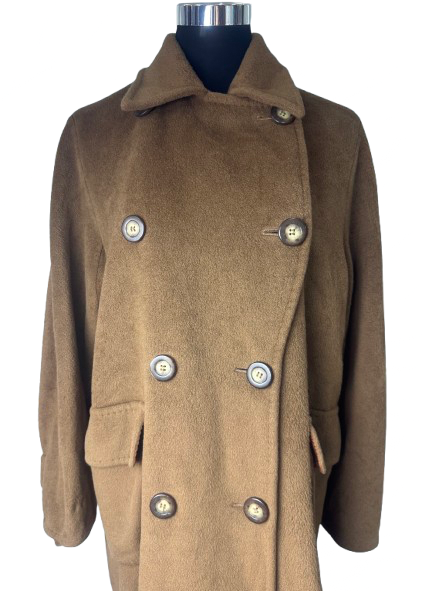 Cappotto MaxMara Cammello in Pura Lana Vergine