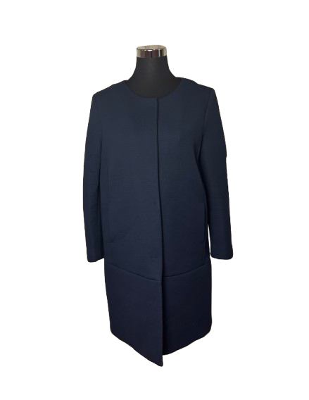 Cappotto MaxMara Weekend Blu Navy in Jersey