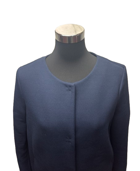 Cappotto MaxMara Weekend Blu Navy in Jersey