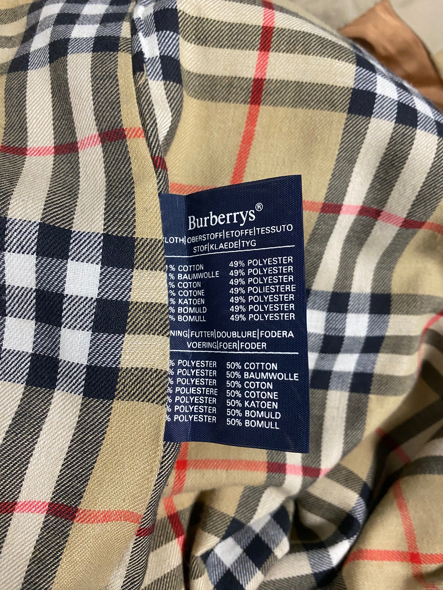 Trench Burberry uomo