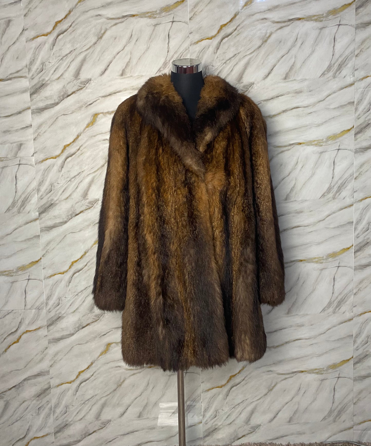 Cappotto in pelliccia di Opossum