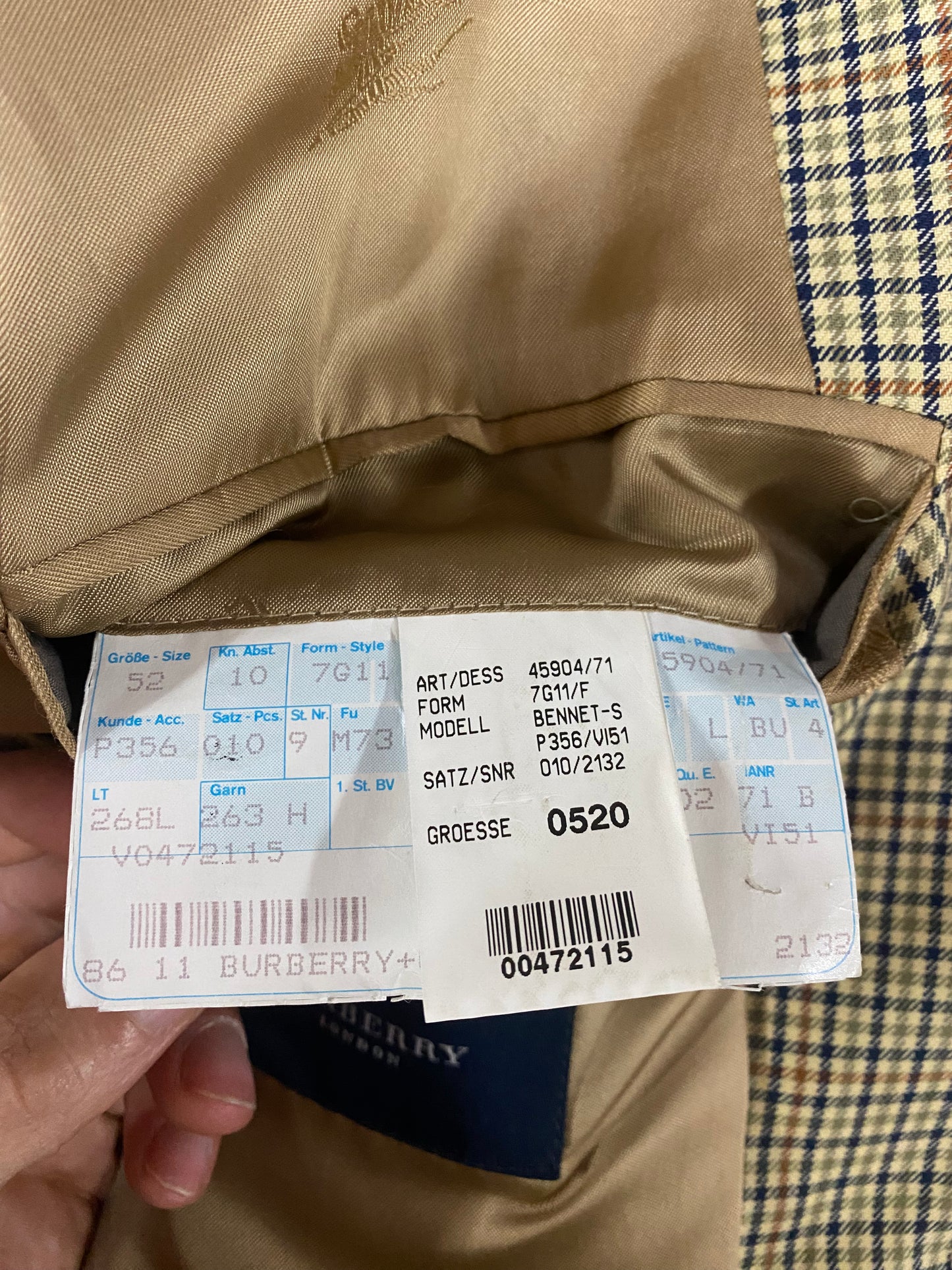 Giacca Burberry