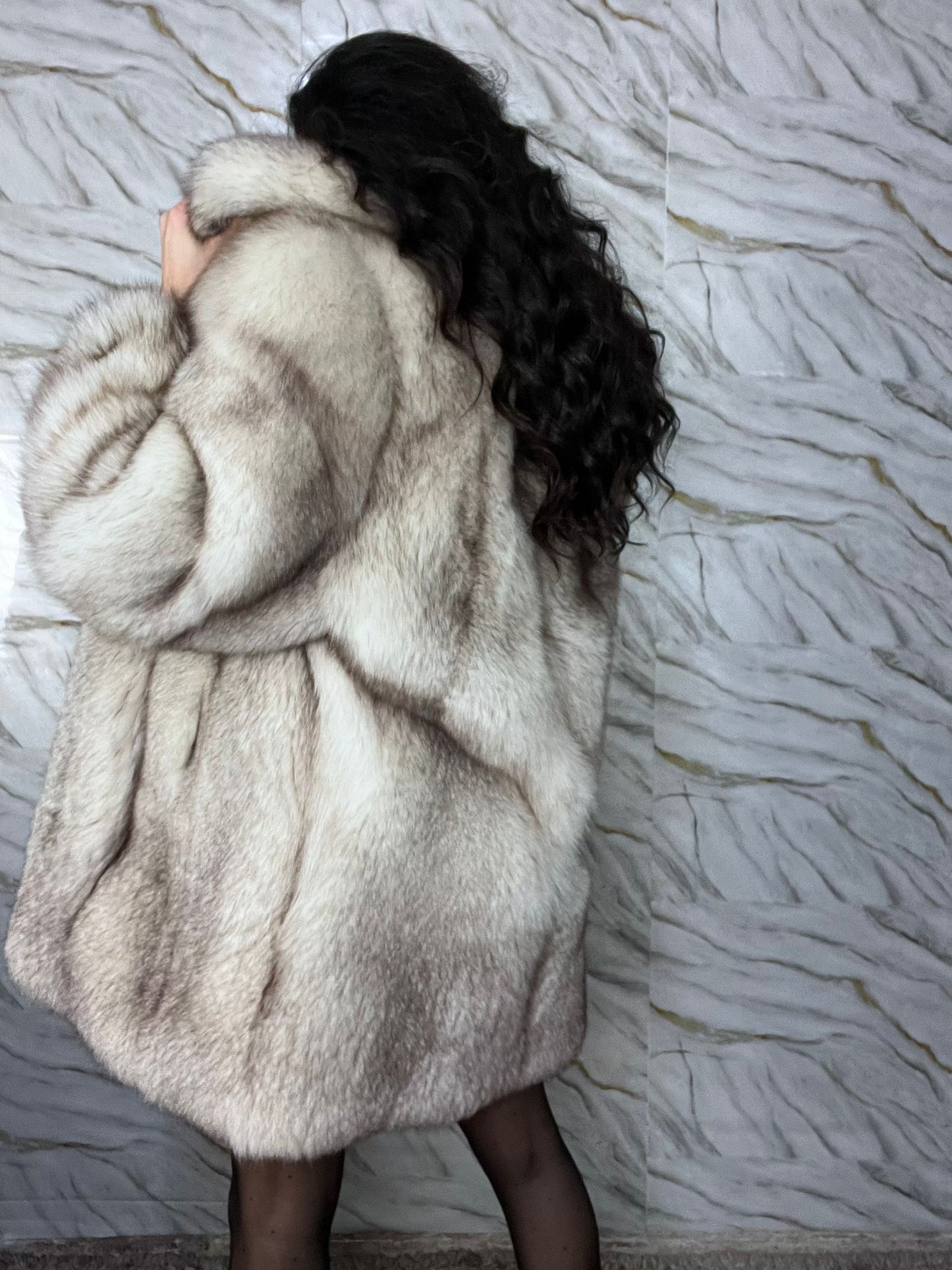 Cappotto in Volpe della Groenlandia